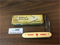 Trump / Pence Frost Cultery Pocket Knife w/Box