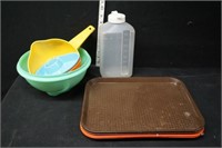 Plastic Trays, Colanders & More