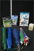 Umbrellas, Candle, Foot Pads & More