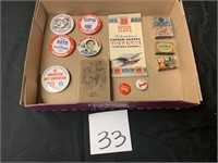 VINTAGE PRESIDENTIAL BUTTONS