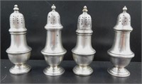 2 Sets of Sterling Silver Salt & Pepper Shakers