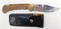 Giant Pakistan 34 Wood Lockblade Knife with