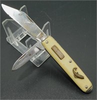 USA Pocket Knife with Fish