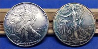 1993 & 2009 American Silver Eagles