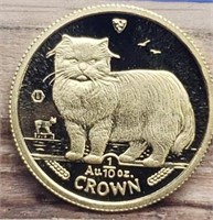 1989 1/10 oz Gold Crown Elizabeth II