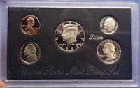 1992 - 5 Coin Silver Proof Set