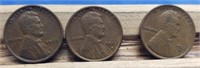 3 Early Lincoln Cents