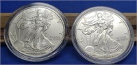 2004 & 2005 American Silver Eagles
