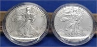 2002 & 2003 American Silver Eagles