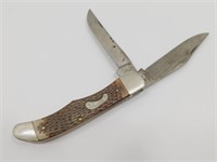 Large Frontier Bone Handled Pocket Knife