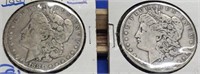 1881 & 1888 Morgan Silver Dollar