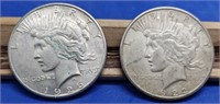 1922-S & 1926-S Peace Silver Dollar