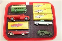 LOT OF 5 DINKY & TEKNO TOYS & BOXES