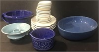 LOT OF ASSORTED SMALL SERVING PIECES
