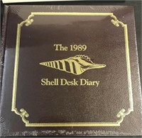 NIB SHELL OIL DESK DIARY   1989