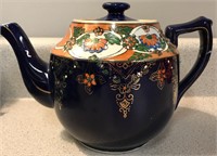 VINTAGE BLUE RUST TEAPOT