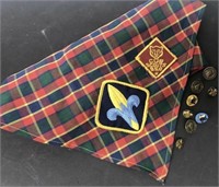 CUB SCOUTS SCARF AND PINS