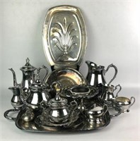 Assortment of Silverplate Serving Pieces