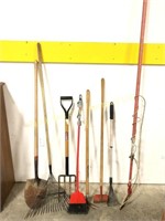 Group of long handled tools