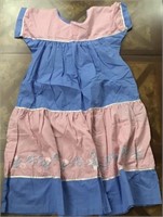 NWT 1990S BLUE PINK DRESS MSRP $48  SMALL