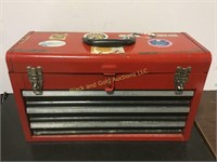 Red toolbox & contents