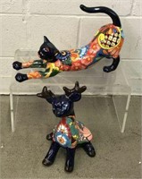 Mexican Pottery Cat by Venegas & Reindeer
