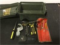 Ammo box & tools.