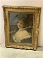 Ornate Frame with Portrait