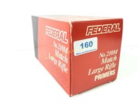 Box of Federal 210M Match Large Rifle Primers