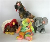Assortment of Ty Beanie Babies- Lot of 4