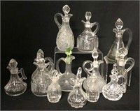 Selection of Glass Perfume Bottles, Decanters &