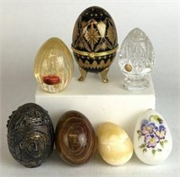 Collectible Eggs- includes Murano & Bleikristall