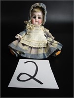 Late 1800s Porcelain Jointed Doll