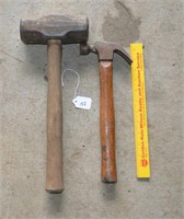 Small Sledge and a Claw Hammer