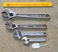 Group Lot of Crescent Wrenches - some brands are