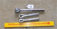 3/8 inch Drive Ratchet and (2) Craftsman 1/4 inch