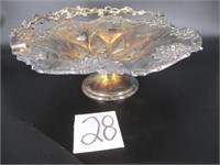 Sterling Plated Fruit Bowl w/ Handle