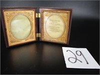 NOS Union Tin Type Picture Case / Frame