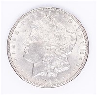 Coin 1902-P  Morgan Silver Dollar In GEM BU