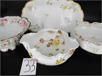 Lot (4) Hand Painted China Bowls