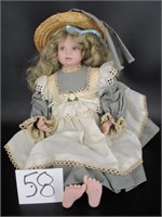 18" Porcelain Doll - New