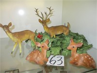 Vintage Deer Decorations