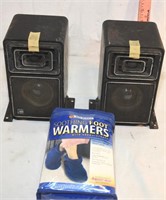 RARE TENA SPEAKERS & FOOT WARMERS ! -G-2