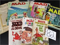 Collection of MAD Magazines & Books