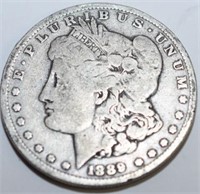 1889-O US MORGAN SILVER DOLLAR !