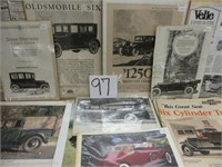 Lot of Automotive Paper Items & Pictures