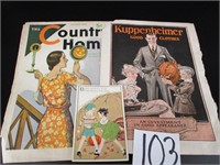 Lot of Old Halloween Cover Pages & postcard