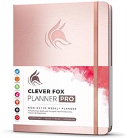Clever Fox Planner PRO - Undated Weekly & Monthly