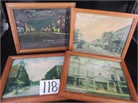 Lot (4) Moberly & Macon ,Mo Postcard Pictures