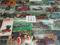 Lot of Antique Car Post Cards & Pictures